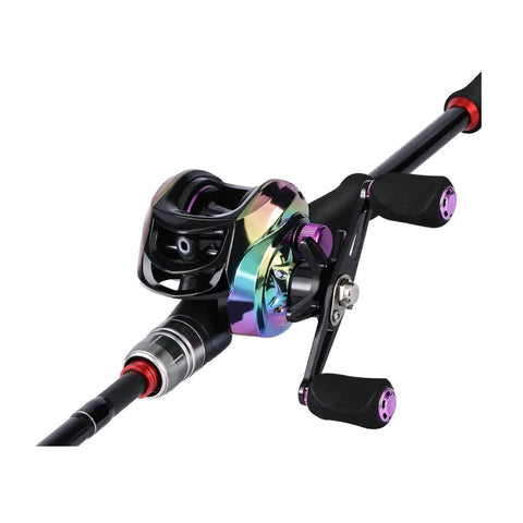 Moisture Reel And Fishing Rod Combo 1.8 To 2.1 Meter Carbon Fiber Baitcasting Rod Five Or Six Sections Lightweight Portable Angling Set