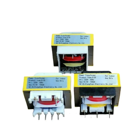 Front view of 2 Pack EI35 Isolation Transformer 220V To 12V 350mA Power Transformer For Water Heaters Range Hoods
