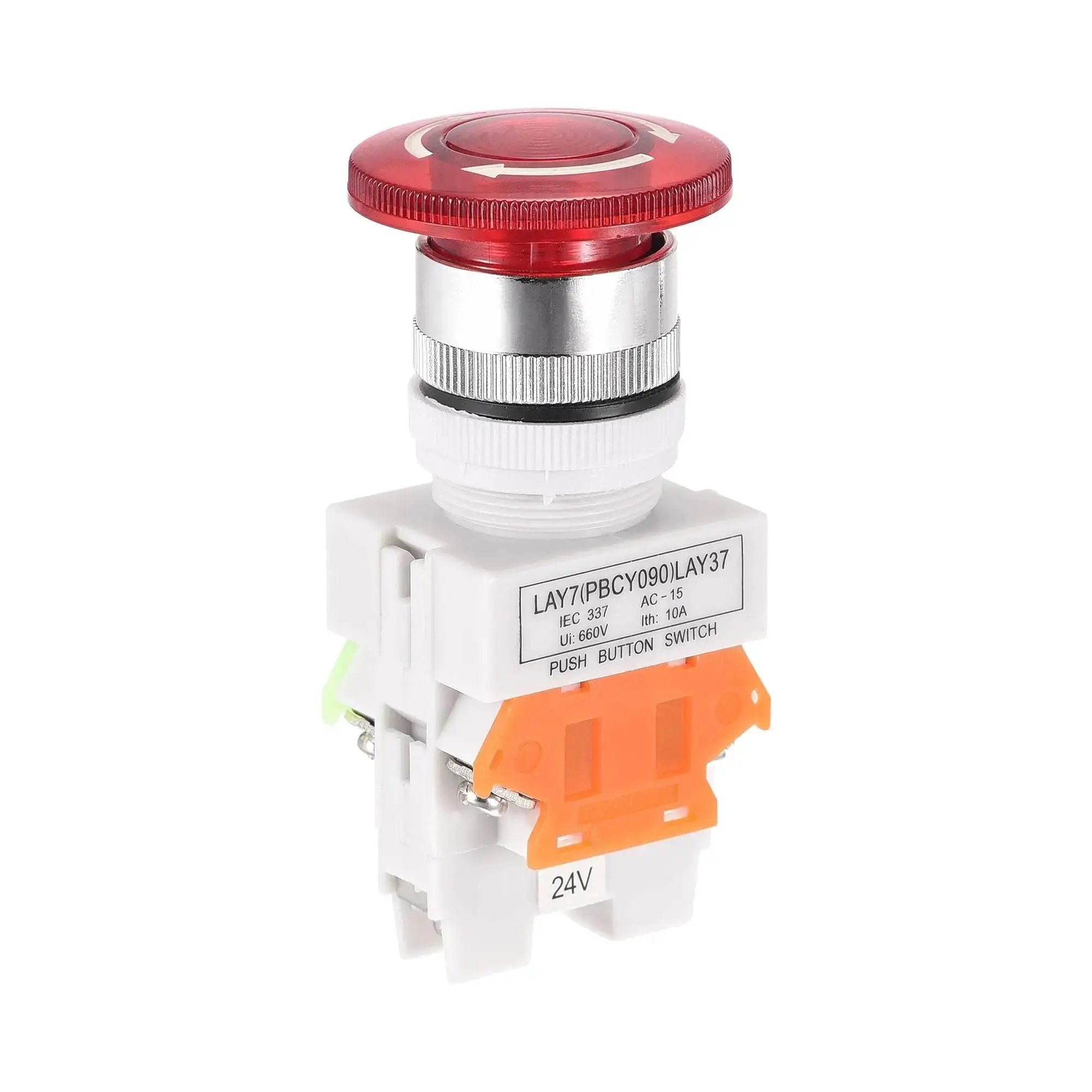 Workhorse 22mm Latching Emergency Stop Push Button Swi...