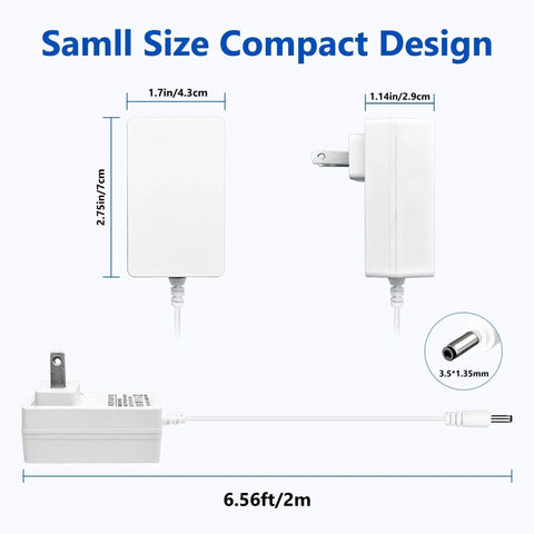 5V Replacement Power Adapter For Rest Series Sleep Machines Night Lights And Sleep Trainers With Barrel Plug 6.56ft Cable