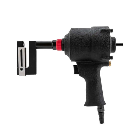Pro Grade 8mm Pneumatic Hole Puncher Heavy Duty Metal Punching Gun with black aluminum alloy housing for doors and windows industrial use