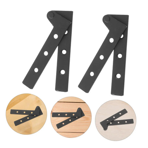 Heavy Duty Rotatable Hidden Door Hinges 2 Pack for Cabinets, Secret Doors and Bookcases Concealed Pivot Hinges