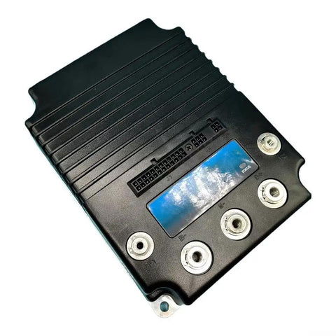 DC motor controller 1268-5403 for EZGO/Club Car golf carts, 36–48V, 400A, black enclosure with multi-pin connectors.