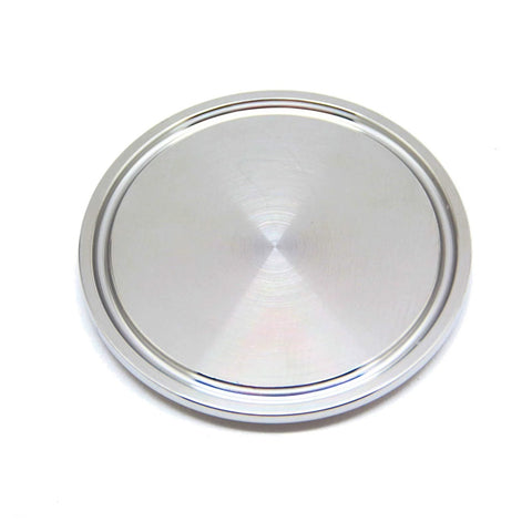 2-inch stainless steel sanitary tri-clamp clover solid end cap, SS304, 1 pack
