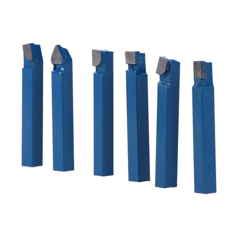 10 Pack Quarter Inch Metal Lathe Cutting Tools With Carbide Tips C6 Bits For Turning Boring And Chamfering