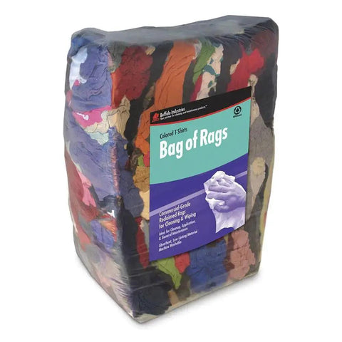 Recycled Multicolored T Shirt Cloth Rags Bundle, 50 Pound All Purpose Cleaning Rags For Paint Spills, Dusting, Staining, Polishing, And General Cleanup Today