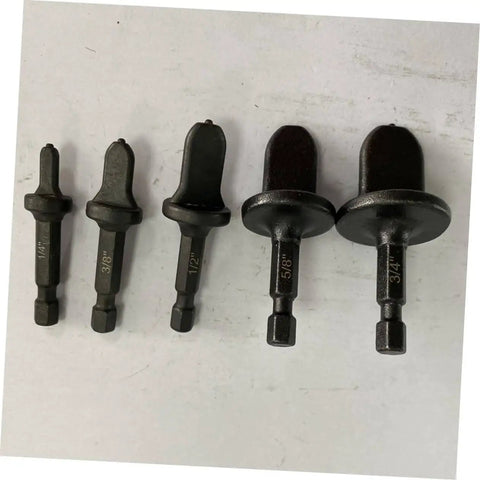 5 Piece HVAC Tube Expander Kit With Pro Flaring Tool And Swaging Bits For Tube Flaring Made Of Bearing Steel Rugged And Easy To Use