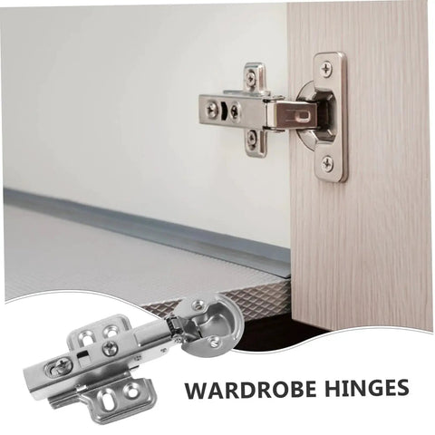 Stainless Steel Cabinet Door Hinges With Hydraulic Buffer Soft Close For Kitchen Cabinets Heavy Duty 2 Pack Self Closing Cupboard Hinges With High Load Capacity Rust Proof Corrosion Resistant Easy To Install And Long Lasting installed view.