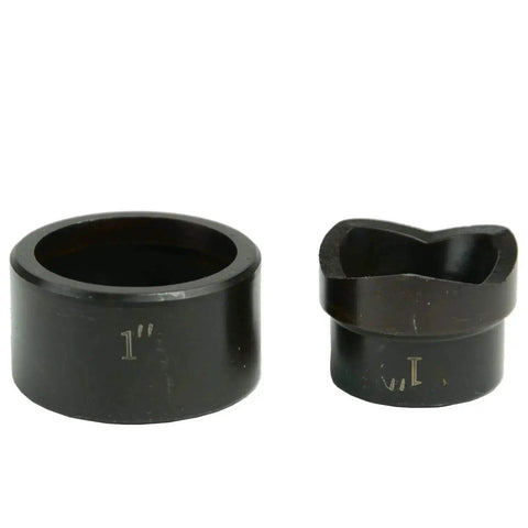 1 Inch Conduit Punch And Die Set For Hydraulic Knockout Driver 3 Quarter 16 Thread 9 Ton Punching Force