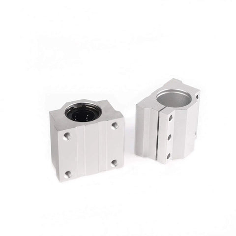 4Pcs SCS8UU 8mm 0.31 Inch Diameter Linear Motion Ball Bearing Slide Bushing For 3D Printer DIY CNC Machine Aluminum