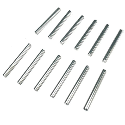 12 Pack 3mm By 30mm Dowel Pins M3 Metal Shelf Pegs For Woodworking And Furniture Stainless Steel 304 Ground To Precision Tolerance 0.0001 To 0.0005 Inch Built Tough For Shelves Bunk Beds And DIY Projects