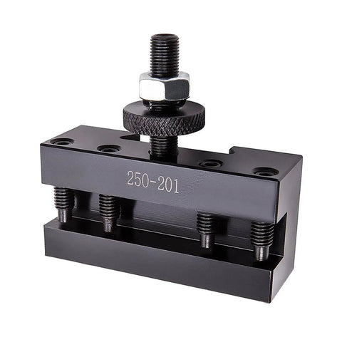 Set Of 5 Quick Change Lathe Tool Post Holders For BXA Tool Posts 250-200 Or 250-222, Fits 1/4 To 5/8 Inch Square Tool Bits