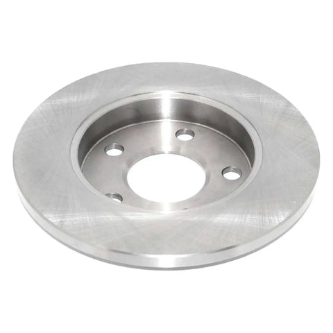 Rear Solid Brake Rotor with Forged Flange for Precise Fit Induction Hardened Raceways and Multi Lip Seals, front view