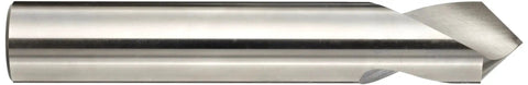 NC Spotting Drill Bit For Precision Centering, 90 Degree Point, 5/16 Inch Diameter By 3-7/64 Inch Length, High Speed Steel With 8 Percent Cobalt, Straight Shank, Uncoated Bright Finish, Pack Of 1