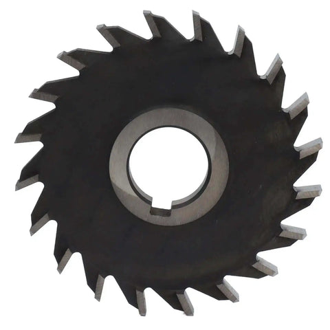 Front view of Pro Grade Gear Cutter Disc Set With HSS Milling Cutters 32mm Inner Bore 125x12mm for precision gear cutting in metalworking.