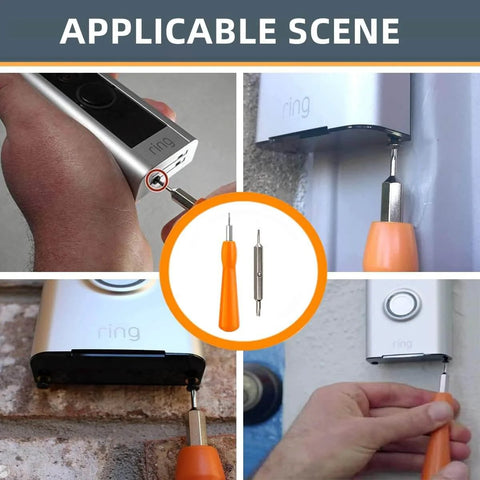 Doorbell Screwdriver Replacement Kit With Double Ended Bits For All Video Doorbells from Video Doorbell 2 to Pro and Elite