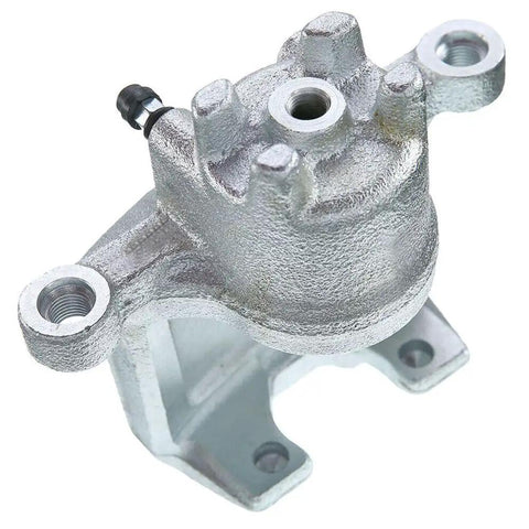 HuLuWaa brake caliper for Mitsubishi Montero rear, silver cast-metal with mounting ears and bolt holes
