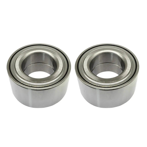 Rear Wheel Bearing Set 1 Pair For Jeep Grand Cherokee 2011 Through 2021, Dodge Durango 2011 Through 2019, Mercedes Benz ML GL GLE Series 2012 Through 2016 Ready To Roll Fits 510116 GRW25 WB000050, set of two metal bearings.