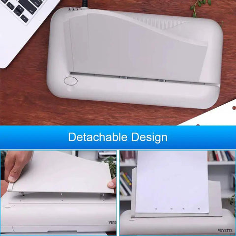 Electric 3 Hole Paper Punch For Office Use Heavy Duty Commercial Hole Puncher With Power Adapter Included Punches Up To 30 Sheets