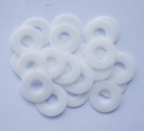 20 Pack Flat Teflon Washers For Folding Knife Pivot Pins Low Friction Bearing Shims And Spacers For Pocket Knives