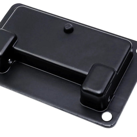 Spring Loaded Lifting Ring Pull Handle Stainless Steel Flush Mount Boat Hatch Pull With Mounting Screws 95mm By 60mm 83.5mm Hole Distance 4.5mm Mounting Holes Marine Grade Perfect For Marine Decks And Hatches, Durable Construction, Easy Install