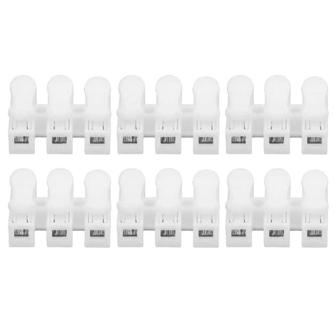 200 Pack Quick Connector Cable Clamps Terminal Block Wire Press Springs For Electric Motors And Electrical Projects