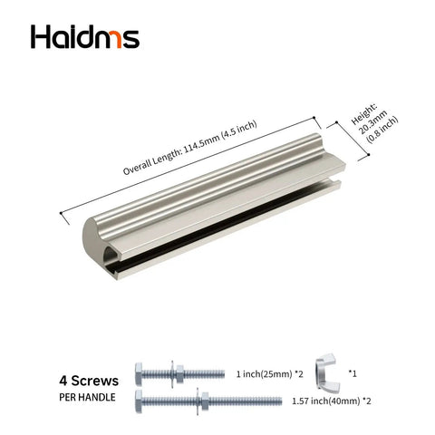 10 Pack Adjustable Cabinet Handles In Brushed Nickel Square Satin Finish Drawer Pulls With Screws Shown