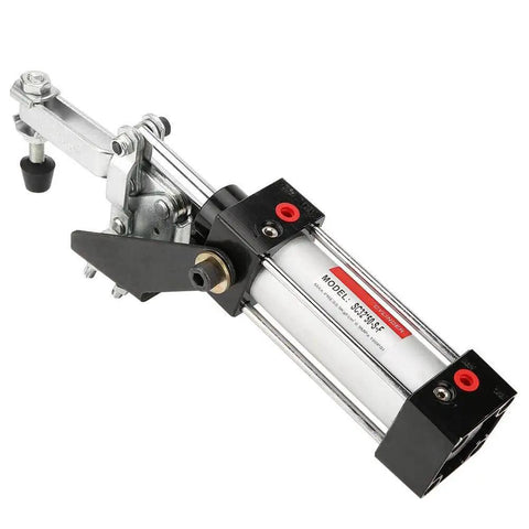 Heavy Duty Pneumatic Clamp Cylinder 300mm Reach for Welding, Fixtures and Industrial Jigs, Precise Hold with 230 Kg Clamping Force