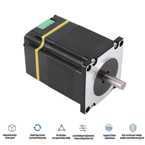 Integrated Servo Stepper Motor With Built In Encoder 1.5Nm Torque 3000RPM Closed Loop Controller Driver Included