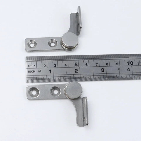 Three Newton Meter Torque Shaft Damping Hinges For Folding Tables Cabinets Doors And Windows, 0.68 Inch Shaft, 304 Stainless Steel