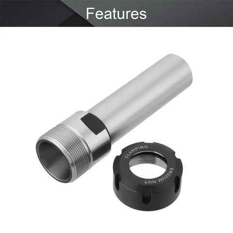 ER32 Router Collet Chuck Extension Rod 32mm Shank By 100mm Length Heavy Duty CNC Milling Tool Holder For ER32 Collets 42CrMo