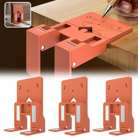 Cabinet Door Hinge Spacer Kit With Magnetic Drill Guide For 35mm Hinges ABS Hinge Jig With Double Sided Magnets Easy Mounting