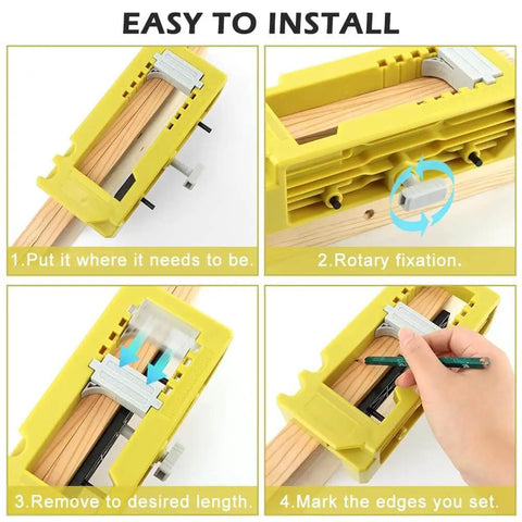 Installation guide using All In One Door Hinge Installation Kit With Router Template For 3 To 5 Inch Doors And 1/4 Or 5/8 Inch Thickness