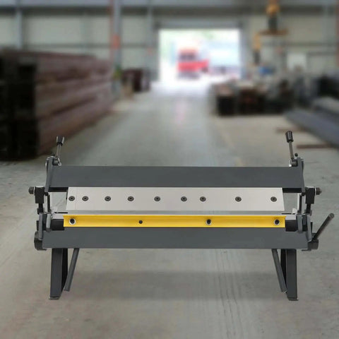 24 Inch Box And Pan Brake Sheet Metal Bending Machine With Removable Fingers Two Inch Three Inch Four Inch 20 Gauge Manual Straight