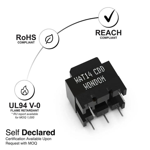 4 Pack Pro Grade Audio Isolation Transformer 600 Ohms To 600 Ohms 1:1 Ratio, EI Core, UL94 V-0 Flame Retardant Component
