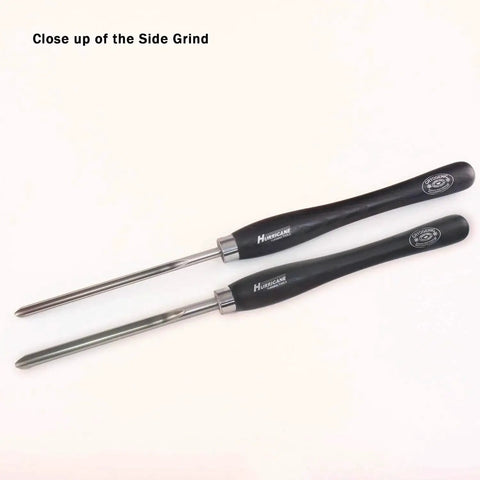 Pro Grade M2 Cryo Bowl Gouge Set For Woodturning With Five Eighths And One Half Inch Flutes Pro Series By Hurricane Turning Tools