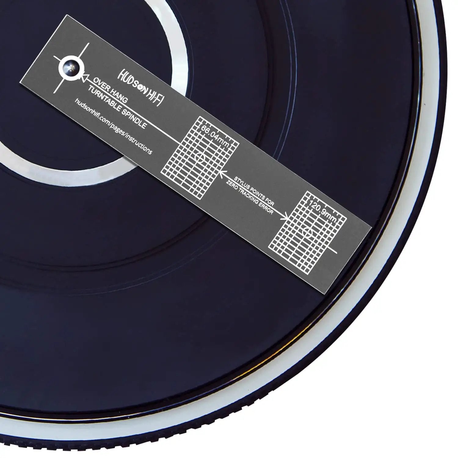 Mirrored Turntable Phonograph Cartridge Alignment Prot...