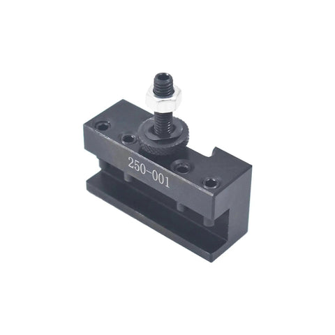 Quick Change Turning And Facing Lathe Tool Post Holder 250001 For Steel, Pro Grade Hardened And Ground Precision