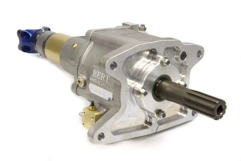 SG1500 Aluminum Transmission 2nd Gen Ball Spline for High Performance Cars and Off Road Builds, beefed-up gearbox part, front view