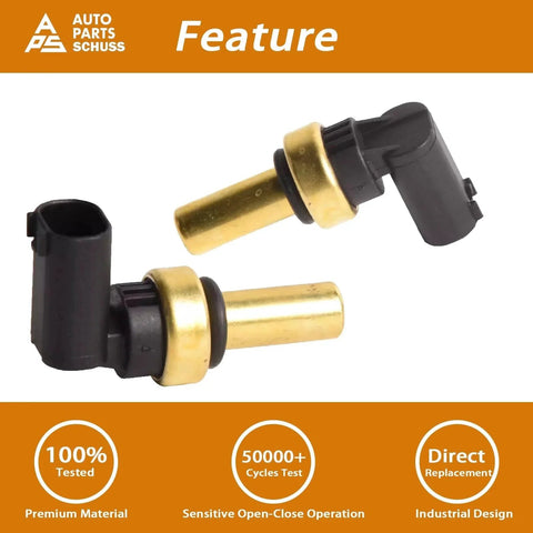 Engine Coolant Temperature Sensor Replacement Plug And Play Compatible With Chevrolet Cruze Malibu Sonic Volt