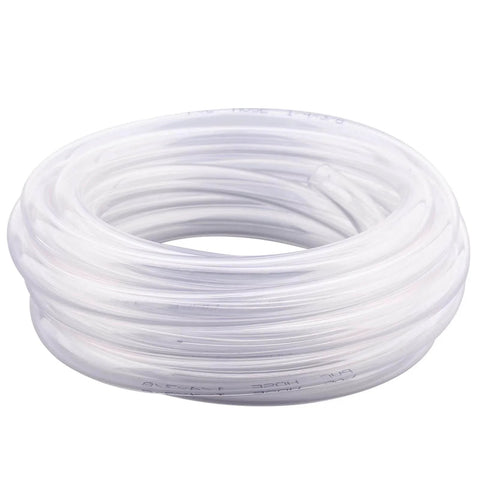 Clear PVC Tubing One Quarter Inch ID Three Eighth Inch OD Ten Feet Food Grade Flexible Vinyl Hose coiled