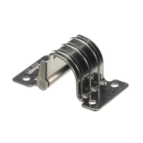 Concealed Torque Hinge 304 Stainless Steel OEM Replacement Part For Cabinets And Doors, shown in metal with mounting holes.