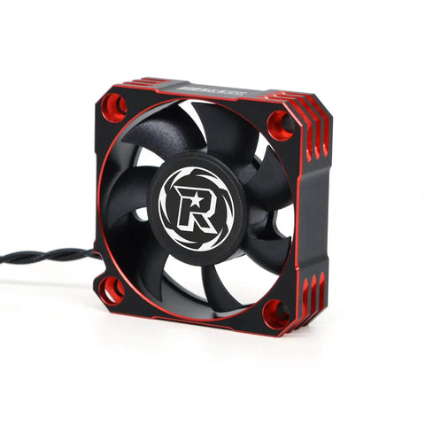 Side view of Fifty Millimeter RC Cooling Fan With Ten Thousand RPM Dope Brushless Motor Heatsink And ESC Cooling For One Fifth Scale RC Cars
