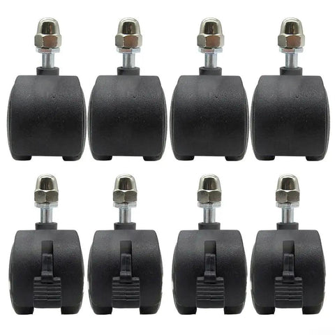 4 Pcs Wheel Pulley Caster Wheels For Electric Heaters Omni Directional Swivel Casters Replacement shown in two rows