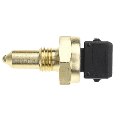 Side view of Premium Coolant Temperature Sensor Direct Fit For BMW 128i 135i 228i 320i 325i 328i 428i 435i 528i 535i 550i 640i 740i 750i 760Li X1 X3 X4 X5 X6 Z3 Z4 M5 M6 And Land Rover Freelander APremium, brass and plastic design.
