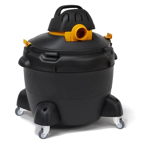 Shop Vac with Set Of Four 2 Inch TPR Wheel Castors For Shop Vac Wet Dry Vacs With Stem Diameters 8mm Or 5/16 Inch And Stem Length 38mm Or 1.5 Inch