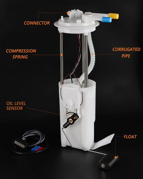 Electric Fuel Pump Module Assembly For 1997 To 2002 Chevy Express 1500 2500 3500 And GMC Savana 1500 2500 3500 With V6 4.3L V8 5.0L 5.7L 8.1L Engines Plug And Play Replacement E3966M