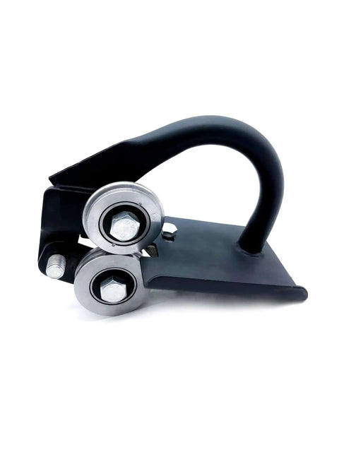Bead Roller Tool Adjustable Hand Pulled Portable Bead Roller For Sheet Metal 0.6mm 23 Gauge Iron Plate Roller, front view