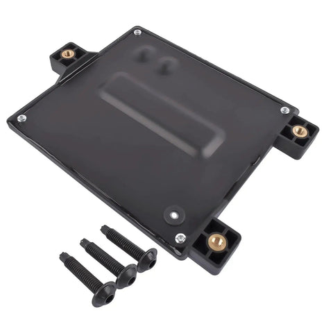 Fuel Pump Control Module Direct Fit Replacement For Cadillac Escalade GMC Sierra Chevy Silverado Suburban 1500 2007 2008 2009 Plug And Play OE Style Part With OEM Numbers 20850907 601132 13501024, shown with mounting screws