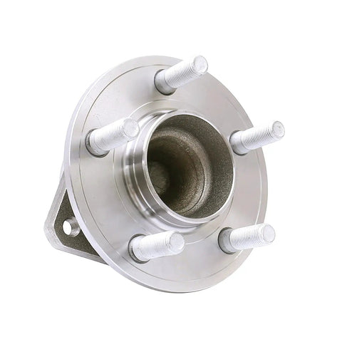 Front Wheel Bearing Hub Assembly For 2012-2016 Chrysler 300 RWD, 2012-2016 Dodge Challenger Not For SRT, 2012-2015 Dodge Charger RWD Front Left Or Right, 5 Lug, Direct Fit, Smooth Ride And Quiet Operation showing side view with 5 lugs visible.